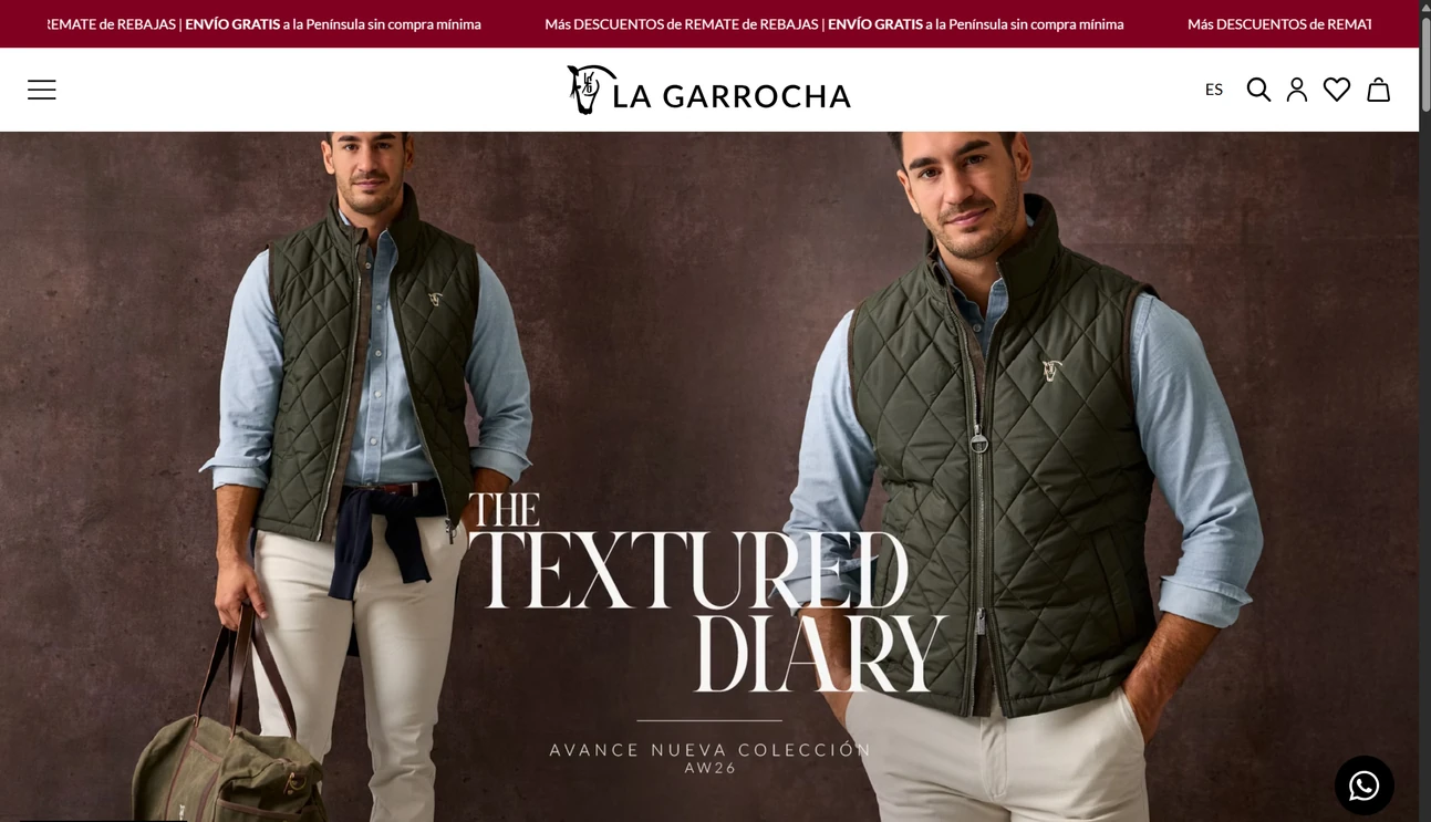 Tienda online de La Garrocha